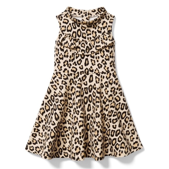 Janie and Jack Other - Janie and Jack Creme Brule Leopard Ponte Dress